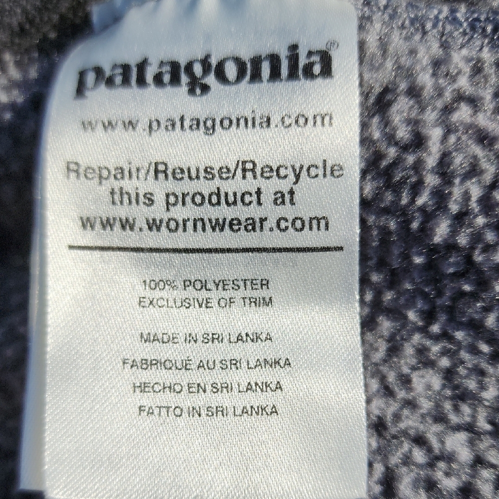 Patagonia Better Sweater Fleece Jacket In Nickel Large - Picture 5 of 8